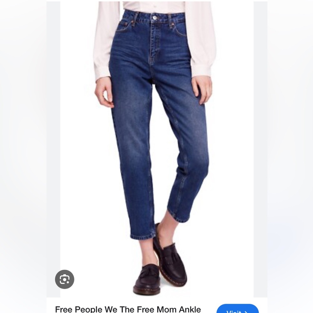 We The Free high rise straight leg jeans